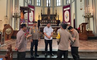 Polri mengecek langsung tempat ibadah dan objek vital jelang Natal 2025