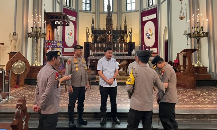 Polri mengecek langsung tempat ibadah dan objek vital jelang Natal 2025