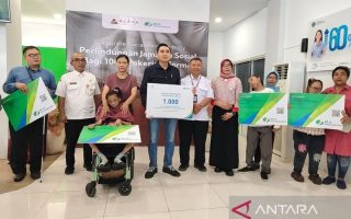 1.000 pekerja rentan di Solo dan Wonogiri terima bantuan perlindungan jaminan sosial