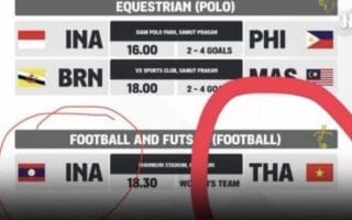 Blunder Memalukan SEA Games 2025: Bendera Indonesia Diganti Laos, Thailand Tercampur Vietnam di Jadwal Resmi