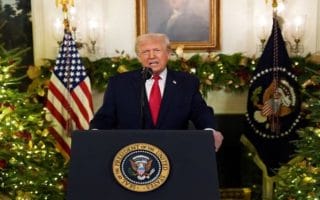 Trump: Selamat Natal untuk Semua, Termasuk Sampah Kiri Radikal