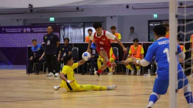 Bekuk Malaysia, Timnas Futsal Indonesia Tembus Semifinal Kejuaraan Futsal ASEAN U-19 2025