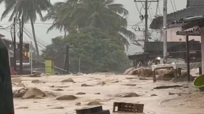 Curah Hujan Tinggi, Banjir Bandang Kembali Terjang Agam Sumbar