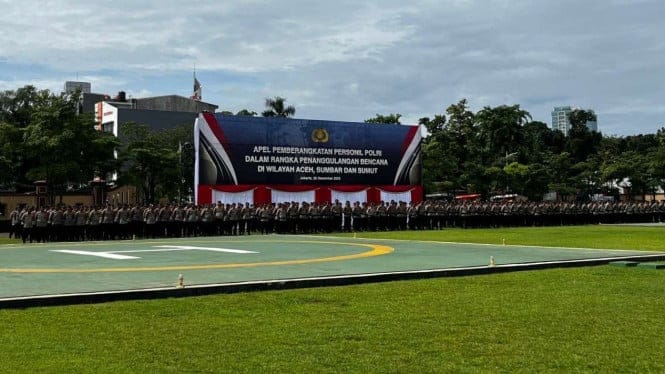Polri Bakal Bangun 300 Sumur Bor Air Bersih di Aceh Tamiang, Tersedia di 40 Titik