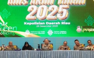 Polda Riau Catat Kejahatan Turun 17 Persen Sepanjang 2025, Green Policing Diperkuat