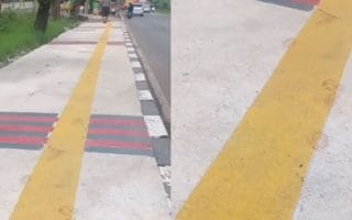 Trotoar Baru di Tangsel Disorot, Guiding Block Tunanetra hanya Diganti Cat Kuning