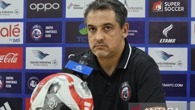 19 Peluang Tanpa Gol, Marcos Santos Bongkar Biang Kerok Kekalahan Arema dari Persita di Kandang Sendiri