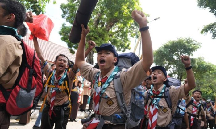 656 Pramuka Kwarcab Sleman ikuti Pengembaraan Akhir Tahun 2025
