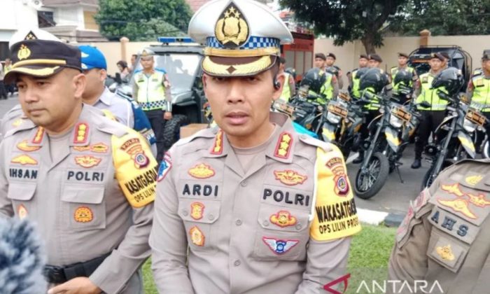 Polda DIY menyiapkan contraflow di Jalan Sudirman menjelang Tahun Baru 2026