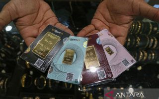 Simak daftar lengkap harga emas UBS-Galeri24 di Pegadaian Minggu ini