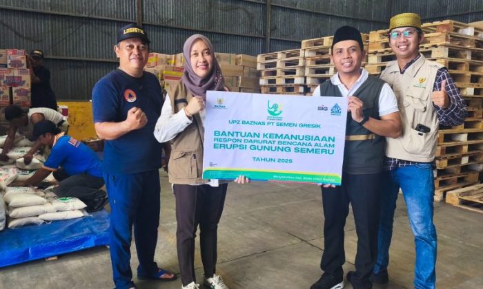 UPZ Baznas Semen Gresik - BPBD Lumajang bantu korban Semeru