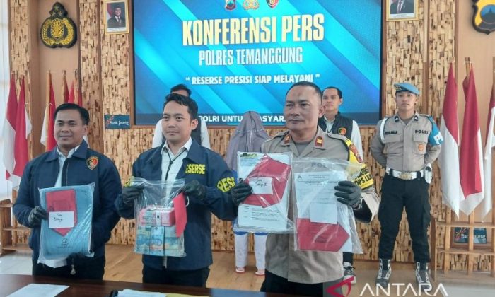 Polres Temangggung menahan Direktur Koperasi ASM karena korupsi Rp1 M
