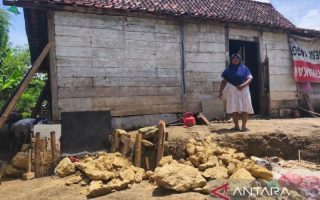 Dampak pergerakan tanah, rumah warga Blora rusak