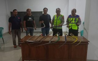 Belasan remaja bawa sajam diamankan polisi demi keamanan wilayah