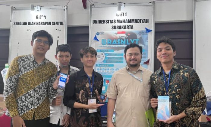 Aplikasi Brainlyt karya mahasiswa UMS raih perak GYIIF 2026