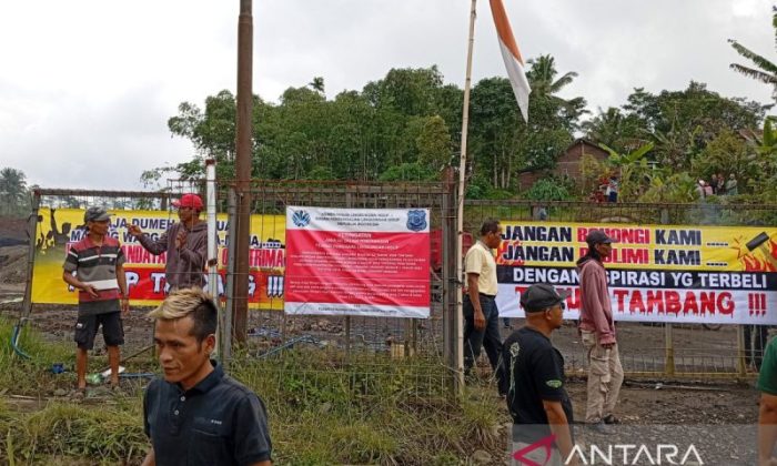 Warga Sumbang Banyumas tolak tambang di kaki Gunung Slamet