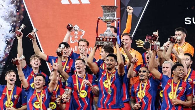 Barcelona Juara Piala Super Spanyol 2026 Usai Taklukkan Real Madrid