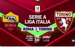 Sedang Berlangsung! Live di ANTV: Laga Hidup-Mati AS Roma vs Torino di 16 Besar Coppa Italia