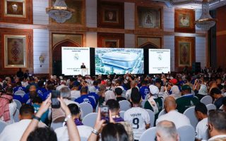 Jelang El Clasico, Presiden Real Madrid berkumpul dengan 500 suporter