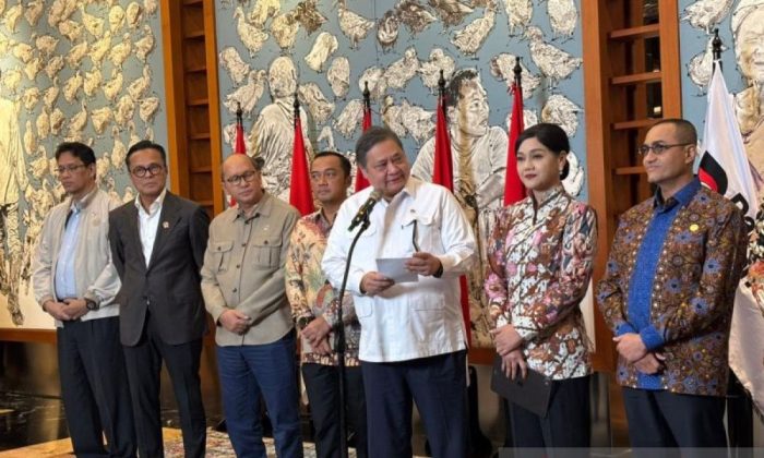 Menko Airlangga menegaskan pemerintah tak menoleransi aksi goreng saham
