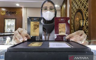 Harga emas di Pegadaian hari ini kompak meroket