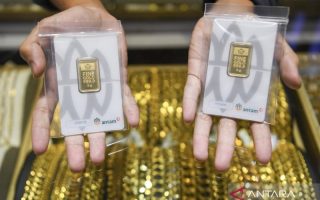 Harga emas di Pegadaian hari ini, kompak turun