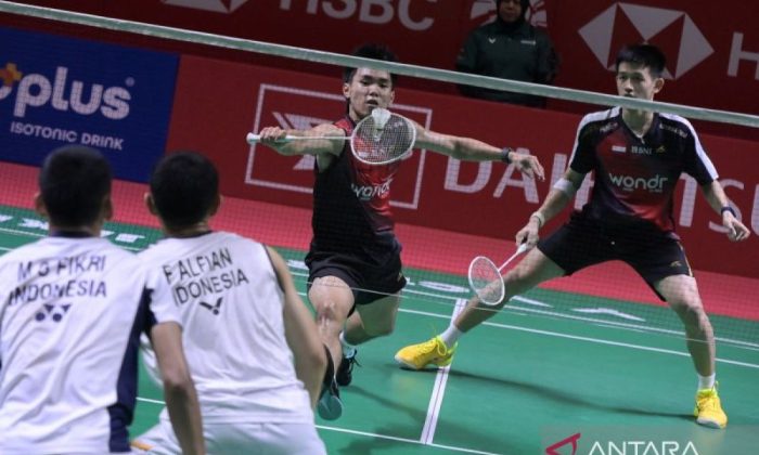 Ganda putra Raymond/Joaquin ke final Indonesia Masters 2026