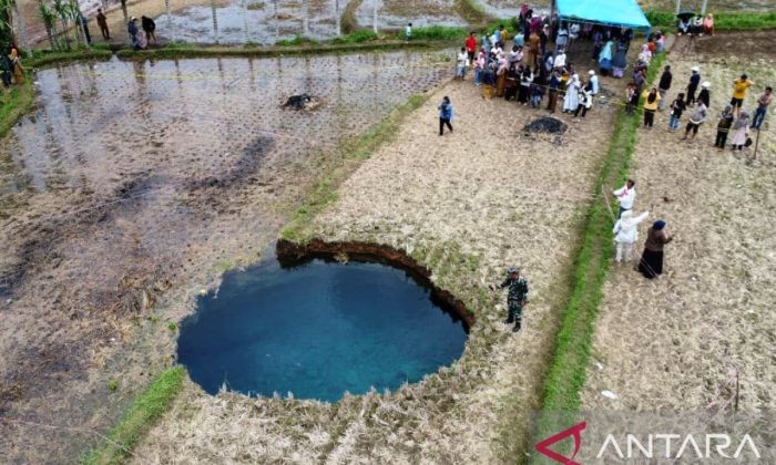 BRIN: Air sinkhole mengandung bakteri dan logam berat