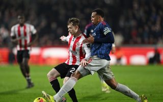 Arsenal ditahan imbang Brentford 1-1