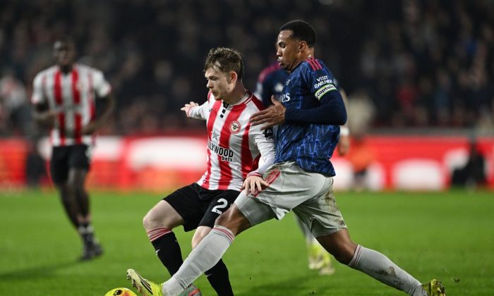 Arsenal ditahan imbang Brentford 1-1