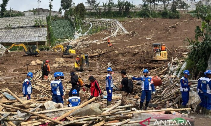 Basarnas resmi menutup operasi pencarian korban bencana longsor Cisarua