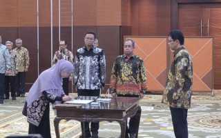 Purbaya melantik 43 pejabat eselon II Kementerian Keuangan