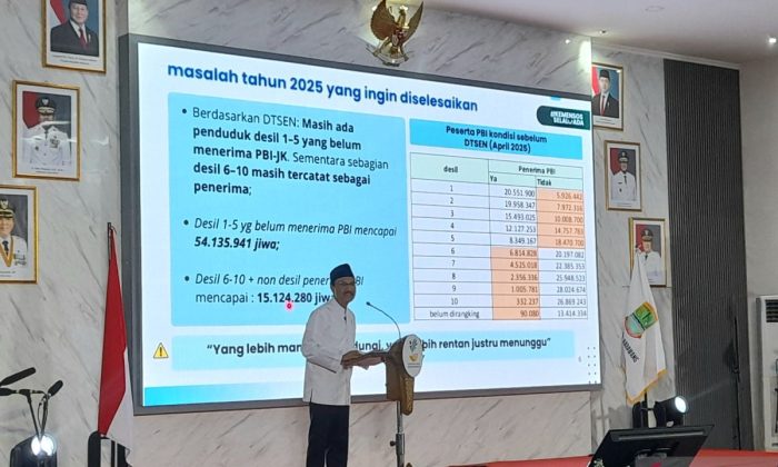 Mensos sebut masih ada warga menengah-atas tercatat menerima PBI JKN di DTSEN