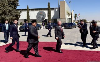 Raja Yordania menyopiri Prabowo ke bandara seusai pertemuan bilateral