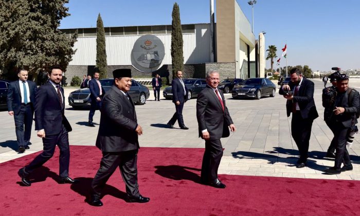 Raja Yordania menyopiri Prabowo ke bandara seusai pertemuan bilateral
