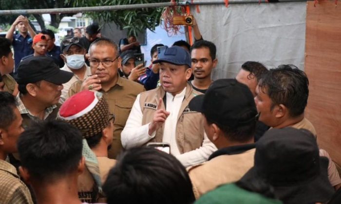 Menteri Nusrontegaskan kesinambungan tanggung jawab negara dan gotong royong demi kebangkitan masyarakat di tengah bencana