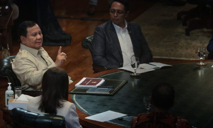 Prabowo menegaskan lebih baik uang untuk makan rakyat daripada dikorupsi