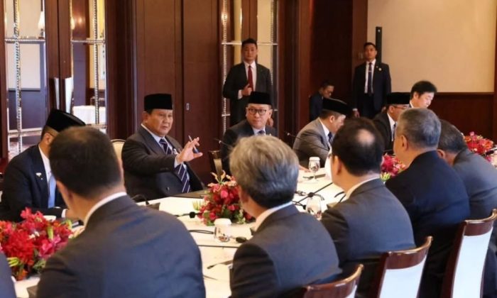 Prabowo bertemu 13 bos perusahaan besar Jepang untuk memperkuat investasi