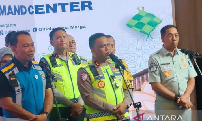 Kakorlantas Polri sebut volume kendaraan mencapai 270 ribu saat puncak mudik