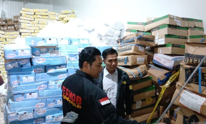 Bareskrim menemukan 14 ton daging impor kadaluarsa hendak diedarkan
