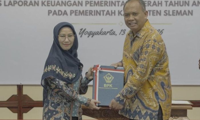 Pemkab Sleman kembali raih opini WTP atas LKPD Tahun Anggaran 2025