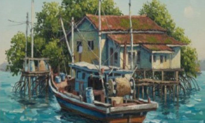 Seniman Nor Jayadi pamerkan karya lukisan Ketam's Vibes di Malaysia