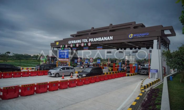 Dishub: Kendaraan masuk DIY via Tol Prambanan meningkat