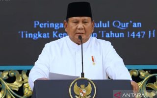 Presiden Prabowo malam takbiran di Sumut, lebaran di Aceh