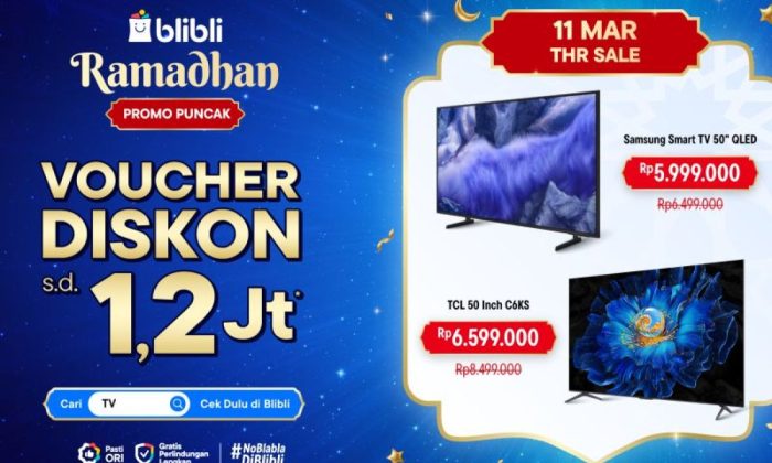 Mega Ramadan Sale Blibli, hadirkan diskon hingga Rp1,2 juta dan Buy 1 Get 1