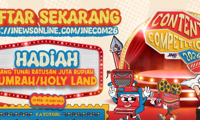 JNE Content Competition 2026 dibuka, hadiah ratusan juta hingga umrah dan Holy Land