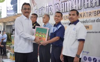 Bentuk kepedulian terhadap sesama, Kementerian ATR/BPN gelar Bazar Ramadan 1447 H