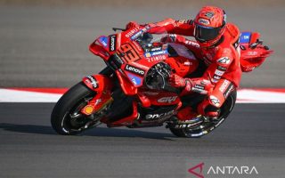 Marc Marquez tetap mengapresiasi kerja tim Ducati meski gagal finis di Thailand