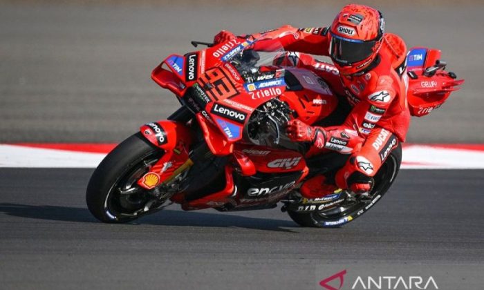 Marc Marquez tetap mengapresiasi kerja tim Ducati meski gagal finis di Thailand