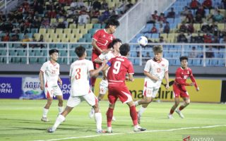 Timnas Indonesia bermain imbang 0-0 lawan Vietnam